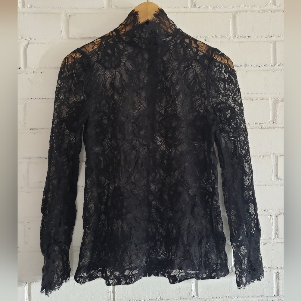 & Other Stories Lace Longsleeve Blouse